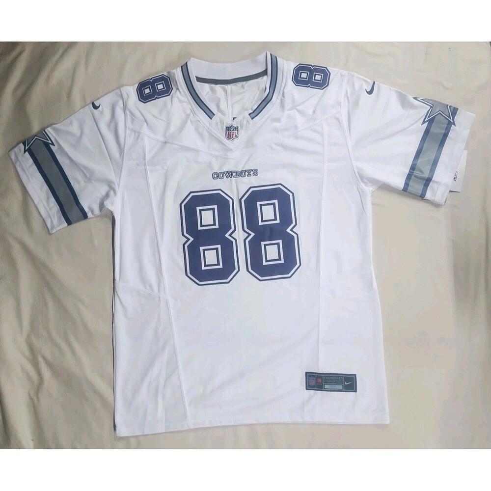 CeeDee Lamb #88 Cowboys Stitched White Jersey Men's Size XL